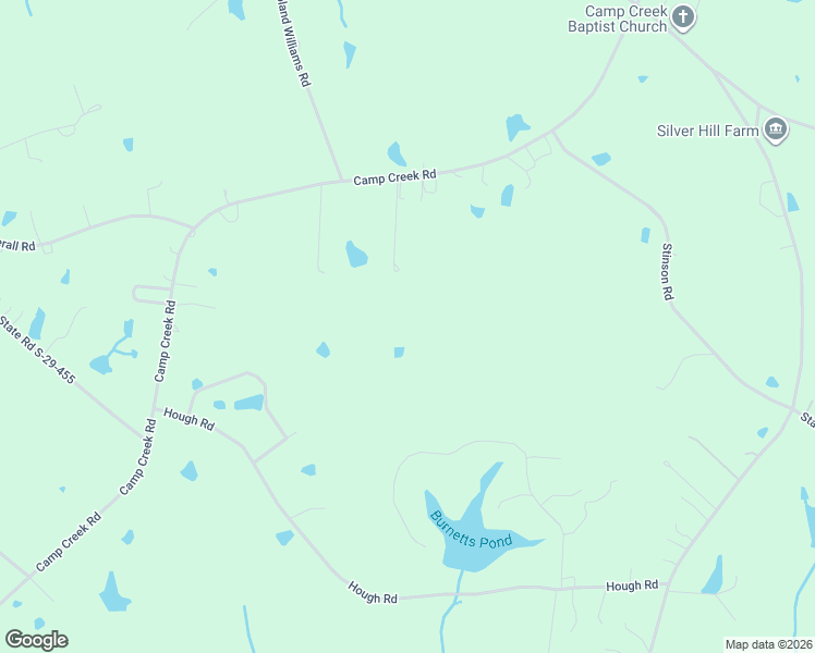 map of restaurants, bars, coffee shops, grocery stores, and more near 2716 Camp Creek Road in Lancaster