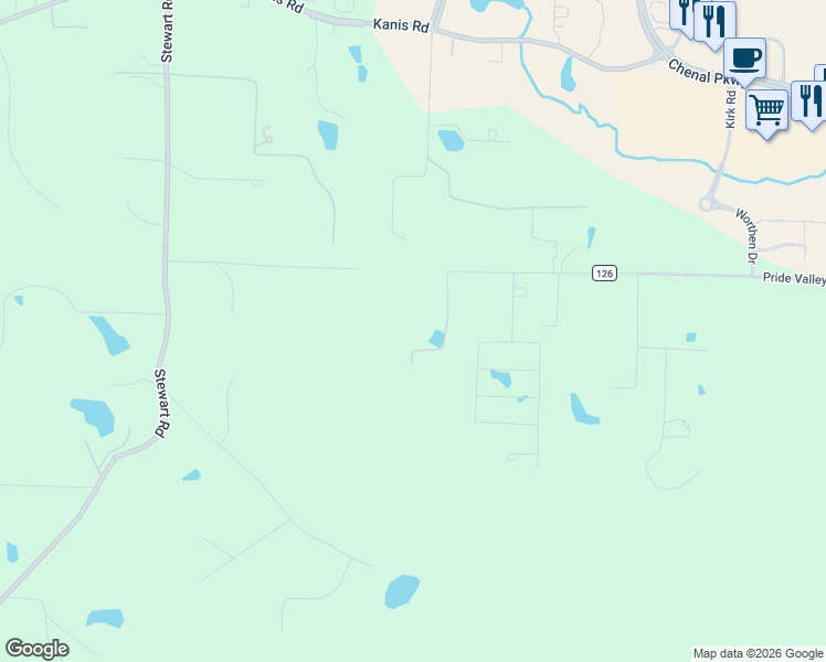 map of restaurants, bars, coffee shops, grocery stores, and more near 616 Tele Road in Little Rock