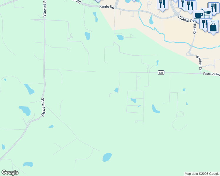 map of restaurants, bars, coffee shops, grocery stores, and more near 616 Tele Road in Little Rock