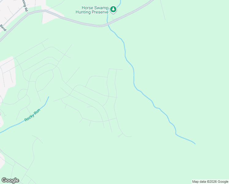 map of restaurants, bars, coffee shops, grocery stores, and more near 1760 Rocky Run Road in Jacksonville