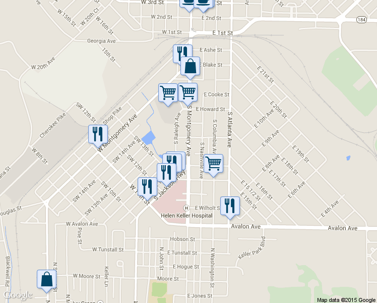 map of restaurants, bars, coffee shops, grocery stores, and more near 100 West Morris Street in Sheffield