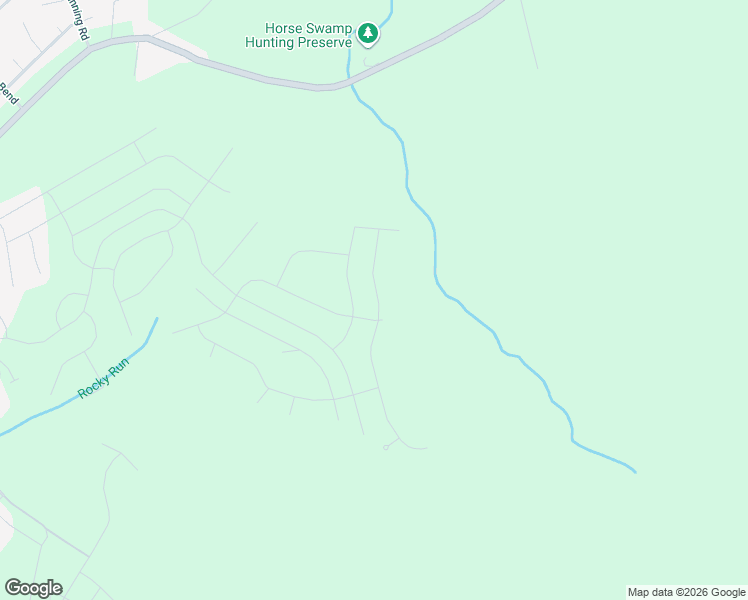 map of restaurants, bars, coffee shops, grocery stores, and more near 1760 Rocky Run Road in Jacksonville