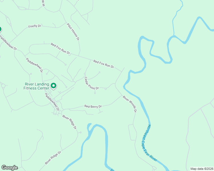 map of restaurants, bars, coffee shops, grocery stores, and more near 209 Cedar Point Drive in Wallace
