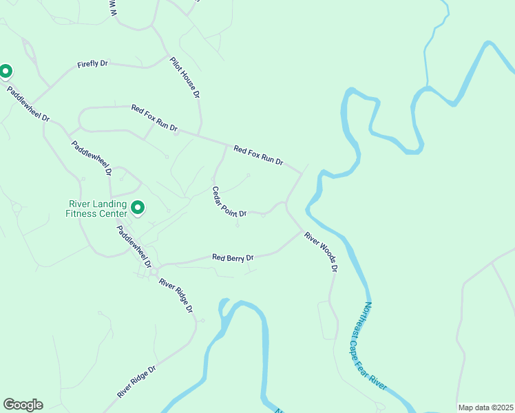 map of restaurants, bars, coffee shops, grocery stores, and more near 209 Cedar Point Drive in Wallace