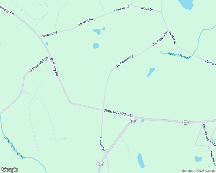 map of restaurants, bars, coffee shops, grocery stores, and more near 454 J C Cooper Road in Fountain Inn