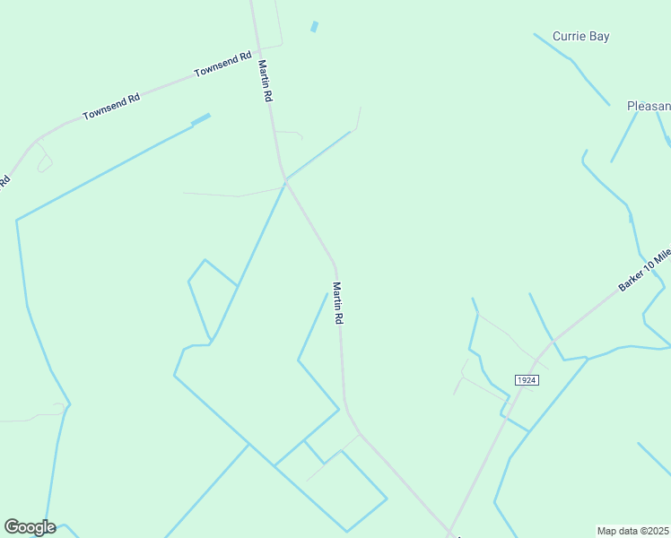 map of restaurants, bars, coffee shops, grocery stores, and more near Martin Road in Robeson County