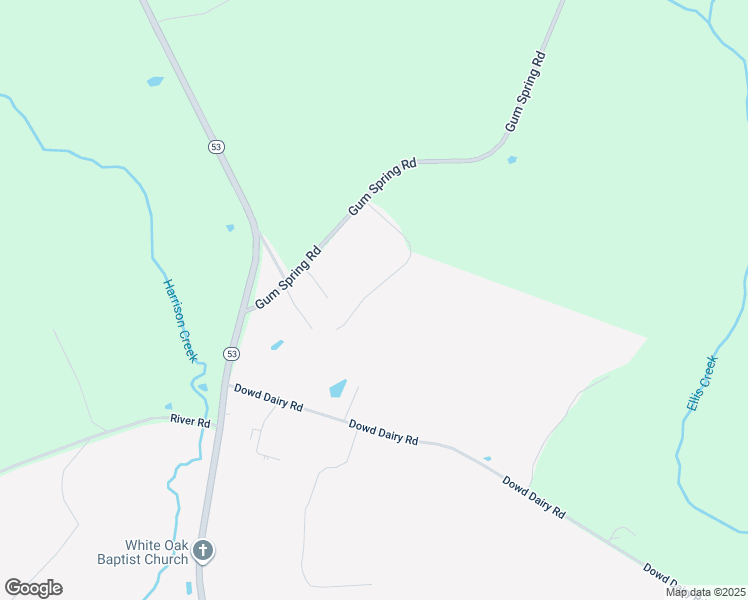 map of restaurants, bars, coffee shops, grocery stores, and more near 436 Masonry Lane in White Oak