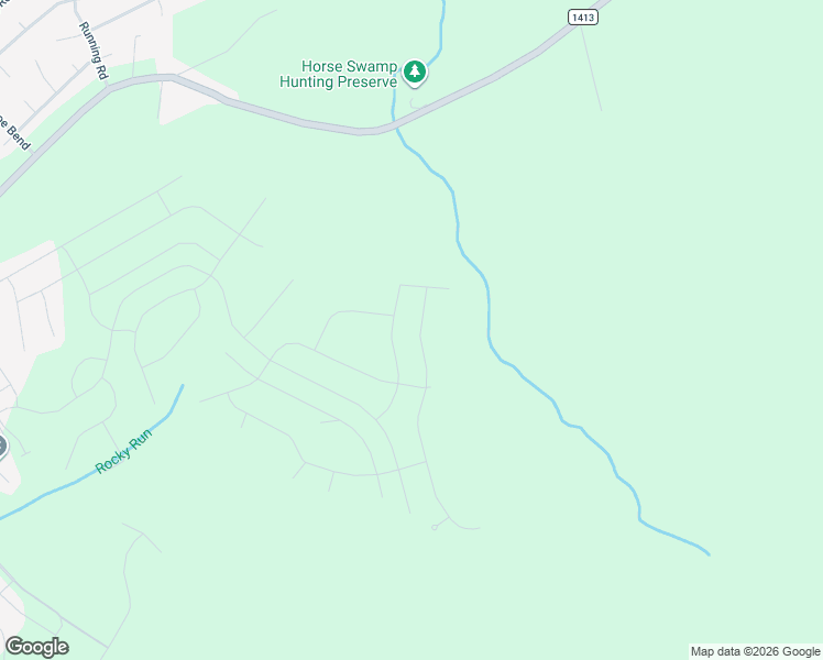 map of restaurants, bars, coffee shops, grocery stores, and more near 1760 Rocky Run Road in Jacksonville