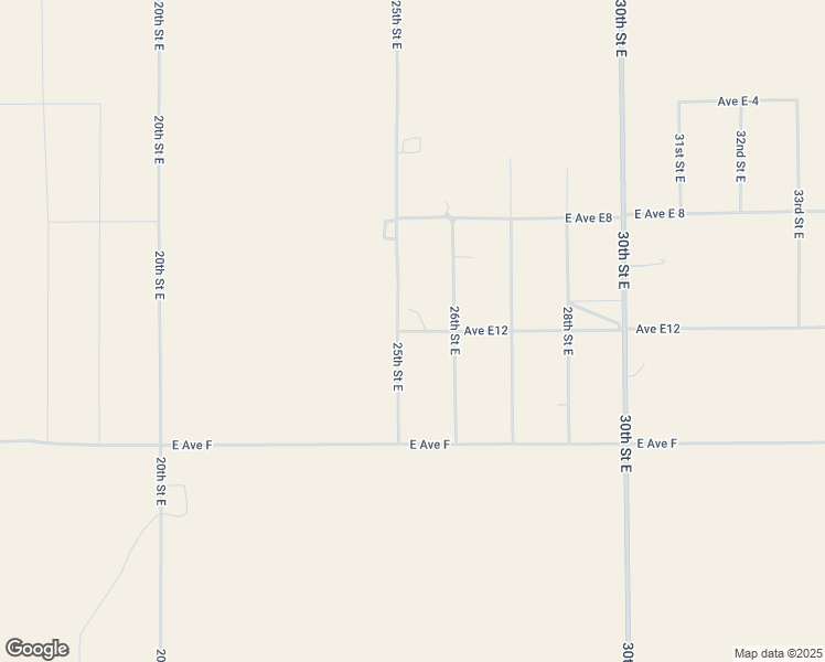 map of restaurants, bars, coffee shops, grocery stores, and more near 2 Avenue E12 in Lancaster