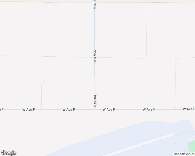 map of restaurants, bars, coffee shops, grocery stores, and more near 50th Street West in Lancaster