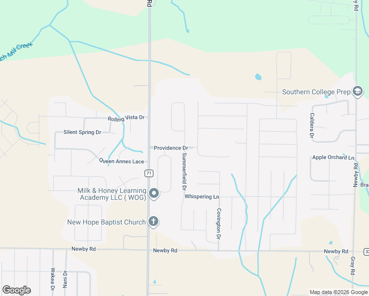 map of restaurants, bars, coffee shops, grocery stores, and more near Summerfield Drive in Athens