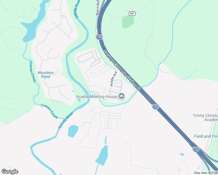 map of restaurants, bars, coffee shops, grocery stores, and more near 2 Riverlook Lane in Piedmont