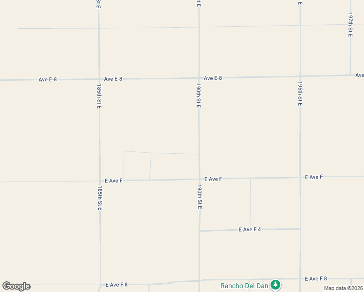 map of restaurants, bars, coffee shops, grocery stores, and more near 18800 East Avenue E-12 in Lancaster