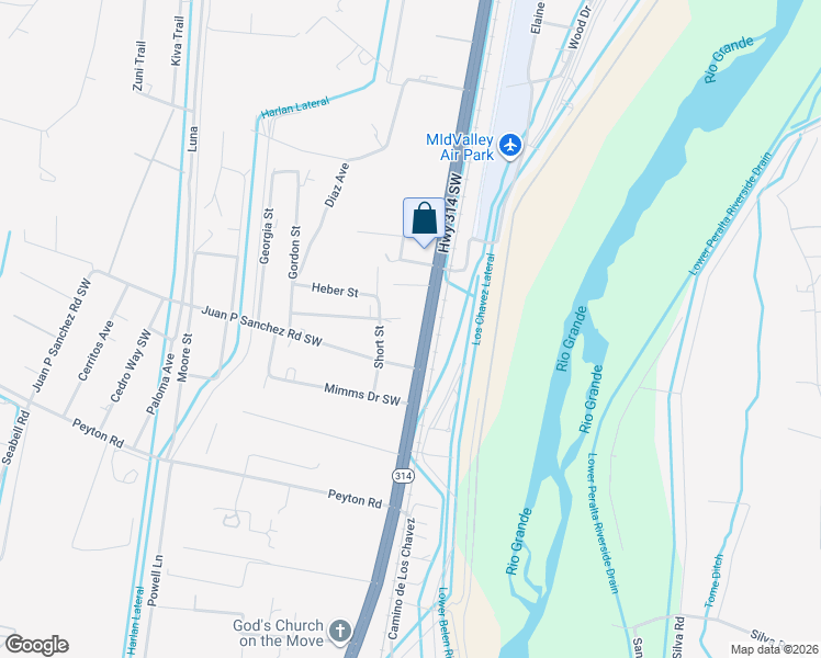 map of restaurants, bars, coffee shops, grocery stores, and more near 4787 New Mexico 314 in Los Lunas