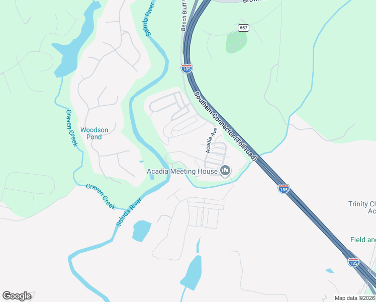 map of restaurants, bars, coffee shops, grocery stores, and more near 110 Riverlook Lane in Piedmont