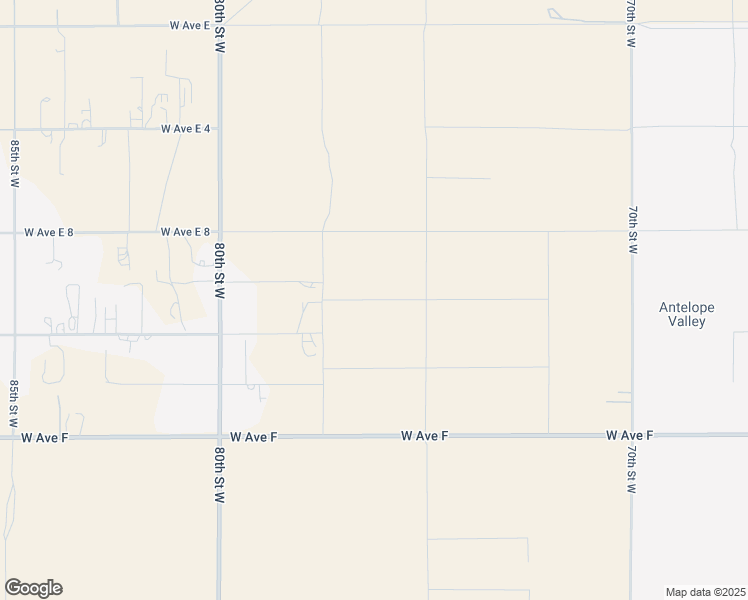 map of restaurants, bars, coffee shops, grocery stores, and more near West Avenue E-11 in Lancaster