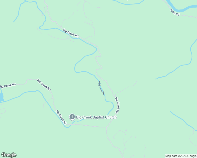 map of restaurants, bars, coffee shops, grocery stores, and more near 1914 Big Creek Road in Cherry Log