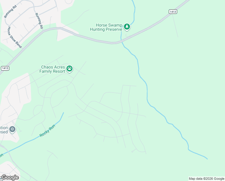 map of restaurants, bars, coffee shops, grocery stores, and more near 1766 Rocky Run Road in Jacksonville