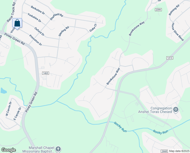 map of restaurants, bars, coffee shops, grocery stores, and more near 126 Cobblestone Trail in Jacksonville