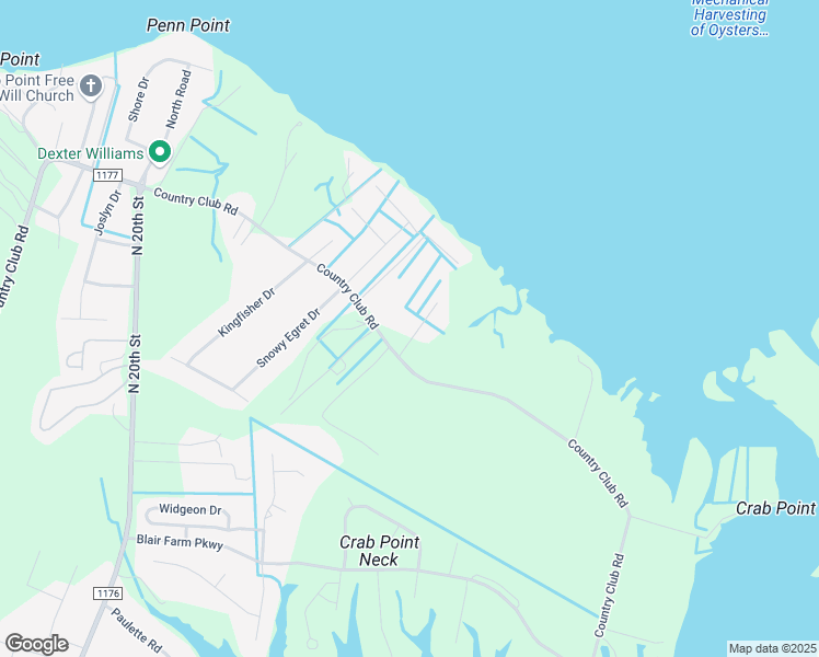 map of restaurants, bars, coffee shops, grocery stores, and more near 1514 Country Club Road in Morehead City