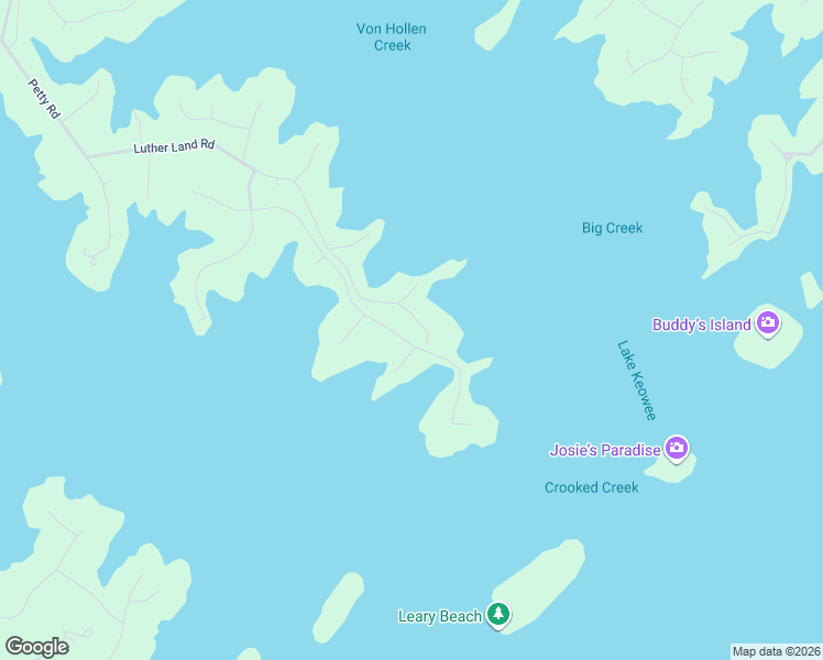 map of restaurants, bars, coffee shops, grocery stores, and more near 734 Navigator's Point in Seneca