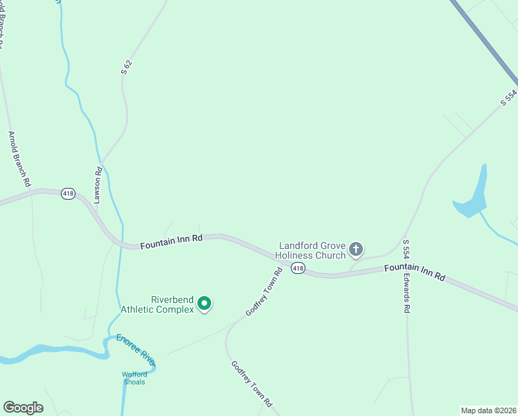 map of restaurants, bars, coffee shops, grocery stores, and more near 146 Farmwell Drive in Woodruff