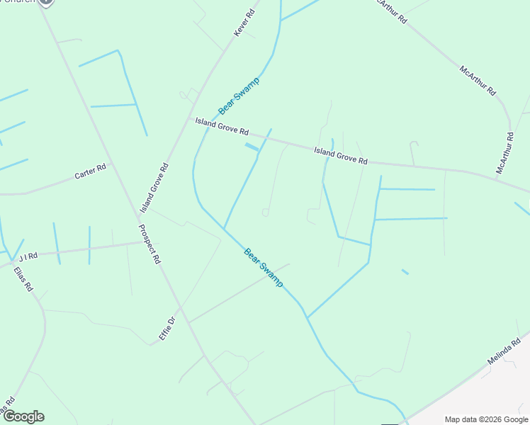 map of restaurants, bars, coffee shops, grocery stores, and more near 246 Bryloc Road in Maxton