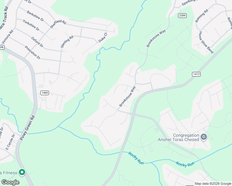 map of restaurants, bars, coffee shops, grocery stores, and more near 115 Whispering Winds Lane in Jacksonville