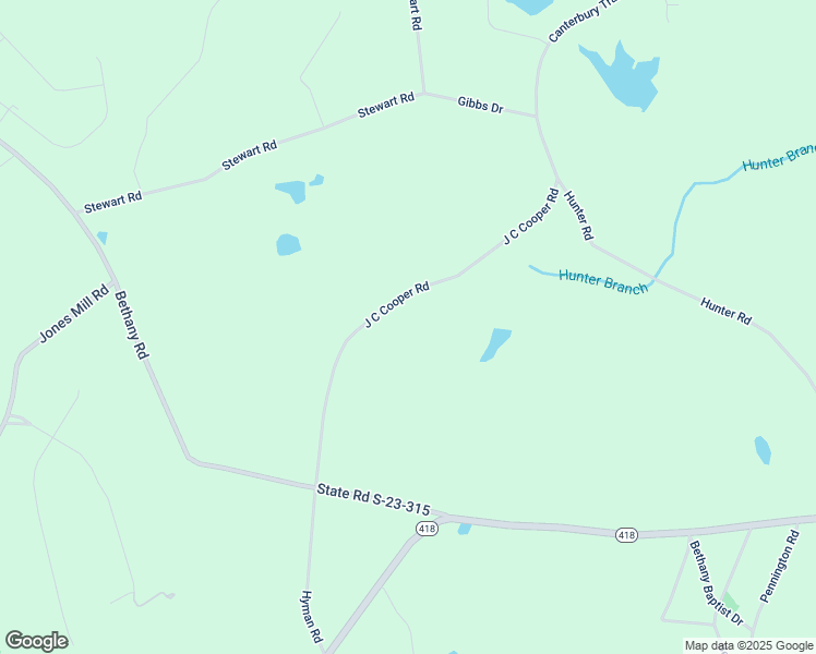 map of restaurants, bars, coffee shops, grocery stores, and more near 454 J C Cooper Road in Fountain Inn