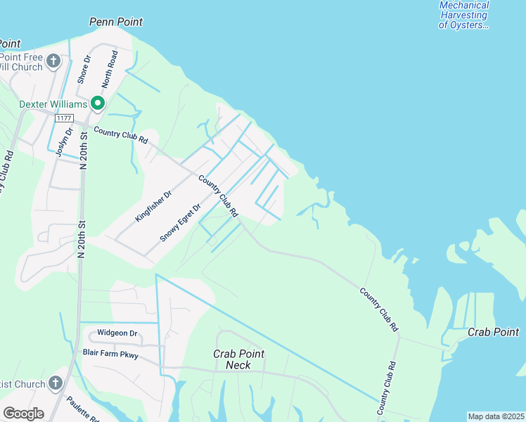 map of restaurants, bars, coffee shops, grocery stores, and more near 2003 Riverview Lane in Morehead City
