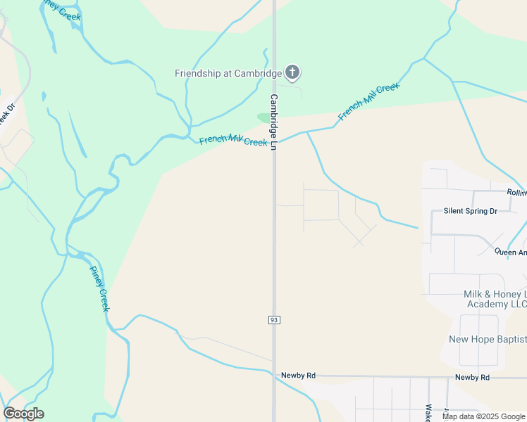 map of restaurants, bars, coffee shops, grocery stores, and more near 13498-13664 Cambridge Lane in Athens