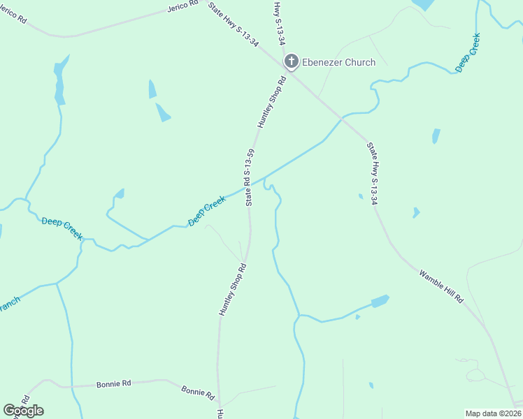 map of restaurants, bars, coffee shops, grocery stores, and more near 1272 Huntley Shop Road in Chesterfield