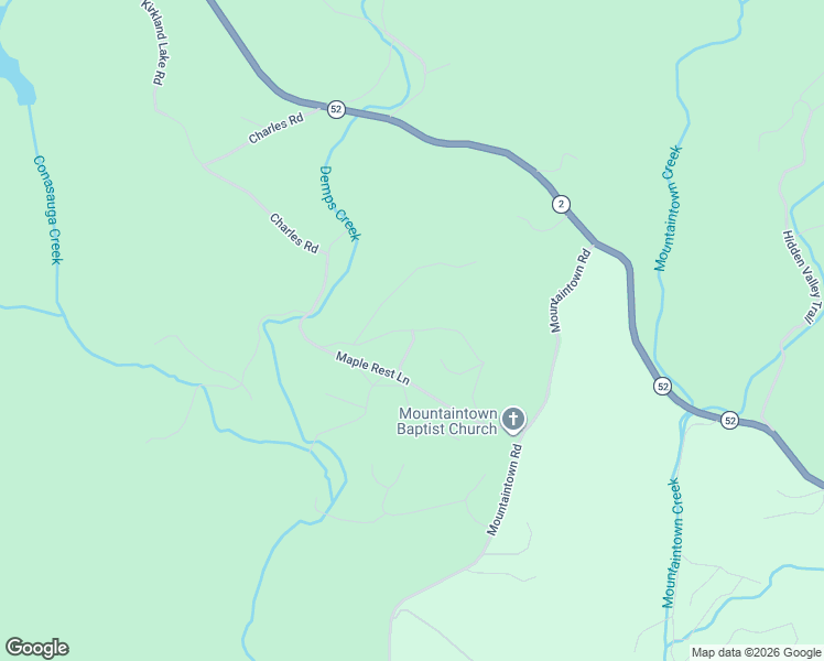 map of restaurants, bars, coffee shops, grocery stores, and more near 779 Maple Rest Lane in Ellijay