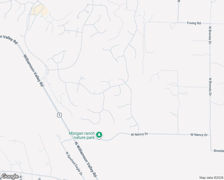 map of restaurants, bars, coffee shops, grocery stores, and more near 5395 West Three Forks Road in Chino Valley