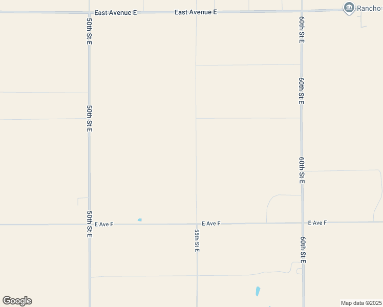 map of restaurants, bars, coffee shops, grocery stores, and more near 47805 55th Street East in Lancaster