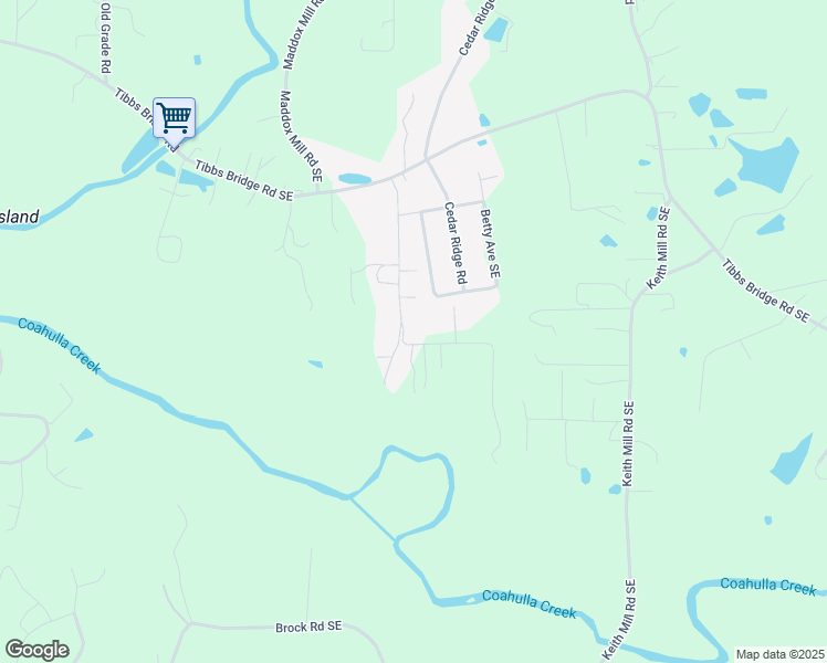 map of restaurants, bars, coffee shops, grocery stores, and more near 4301 Banks Drive Southeast in Dalton