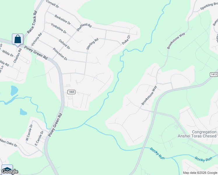 map of restaurants, bars, coffee shops, grocery stores, and more near 114 Shadow Brook Drive in Jacksonville