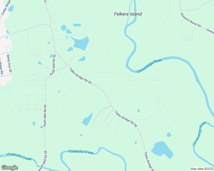 map of restaurants, bars, coffee shops, grocery stores, and more near 4731 Tibbs Bridge Road Southeast in Dalton