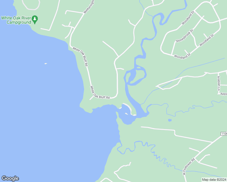 map of restaurants, bars, coffee shops, grocery stores, and more near 171 White Oak Bluff Road in Stella