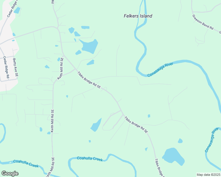 map of restaurants, bars, coffee shops, grocery stores, and more near 4731 Tibbs Bridge Road Southeast in Dalton