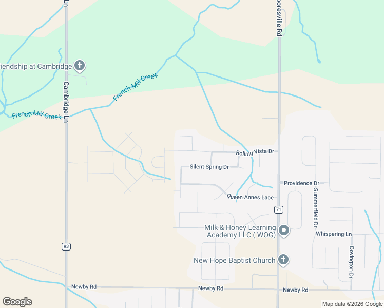 map of restaurants, bars, coffee shops, grocery stores, and more near 24593 Silent Spring Drive in Athens