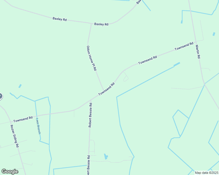 map of restaurants, bars, coffee shops, grocery stores, and more near Townsend Road in Robeson County