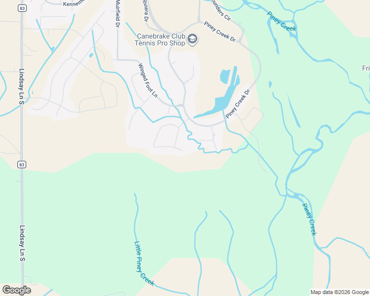 map of restaurants, bars, coffee shops, grocery stores, and more near 23504 Piney Creek Drive in Athens