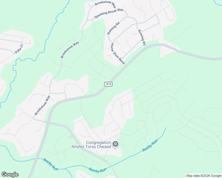 map of restaurants, bars, coffee shops, grocery stores, and more near 1494 Rocky Run Road in Jacksonville