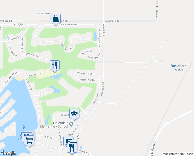 map of restaurants, bars, coffee shops, grocery stores, and more near 15248 Wildflower Lane in Helendale