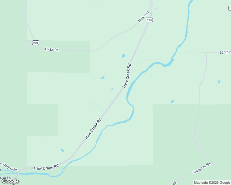 map of restaurants, bars, coffee shops, grocery stores, and more near 52933 Haw Creek Road in Heavener