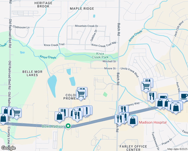 map of restaurants, bars, coffee shops, grocery stores, and more near 298 Carter Street in Madison
