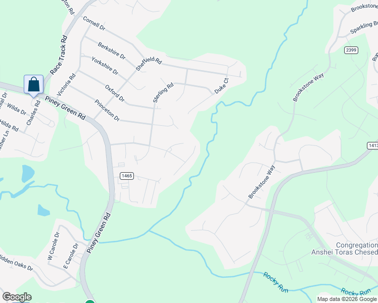 map of restaurants, bars, coffee shops, grocery stores, and more near 121 Shadow Brook Drive in Jacksonville