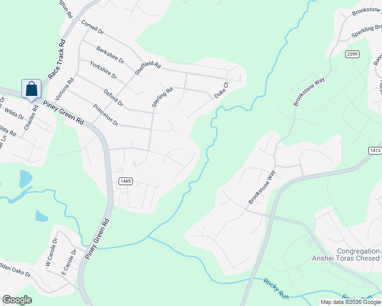 map of restaurants, bars, coffee shops, grocery stores, and more near 121 Shadow Brook Drive in Jacksonville