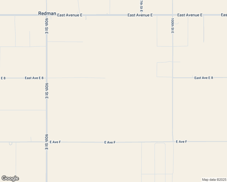 map of restaurants, bars, coffee shops, grocery stores, and more near East Avenue E8 in Lancaster